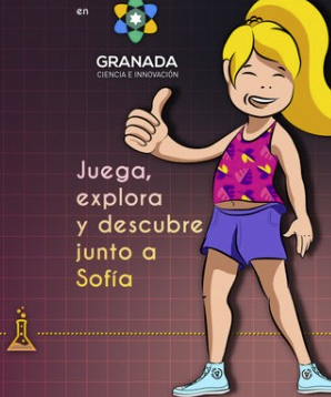 Sofia, personaje de animación protagonista del videomapping