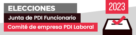 Banner Elecciones sindicales 2023 - PDI funcionario (Granada, Ceuta y Melilla) y PDI laboral (Granada)