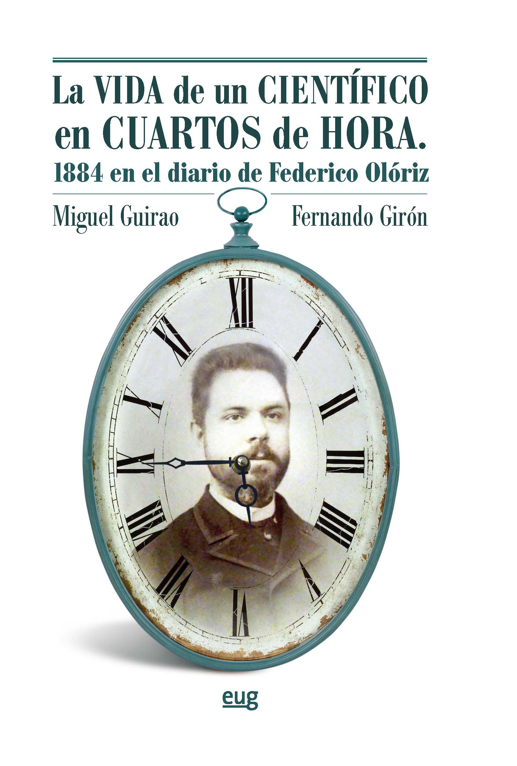 Federico Oloriz como fondo un reloj ovalado
