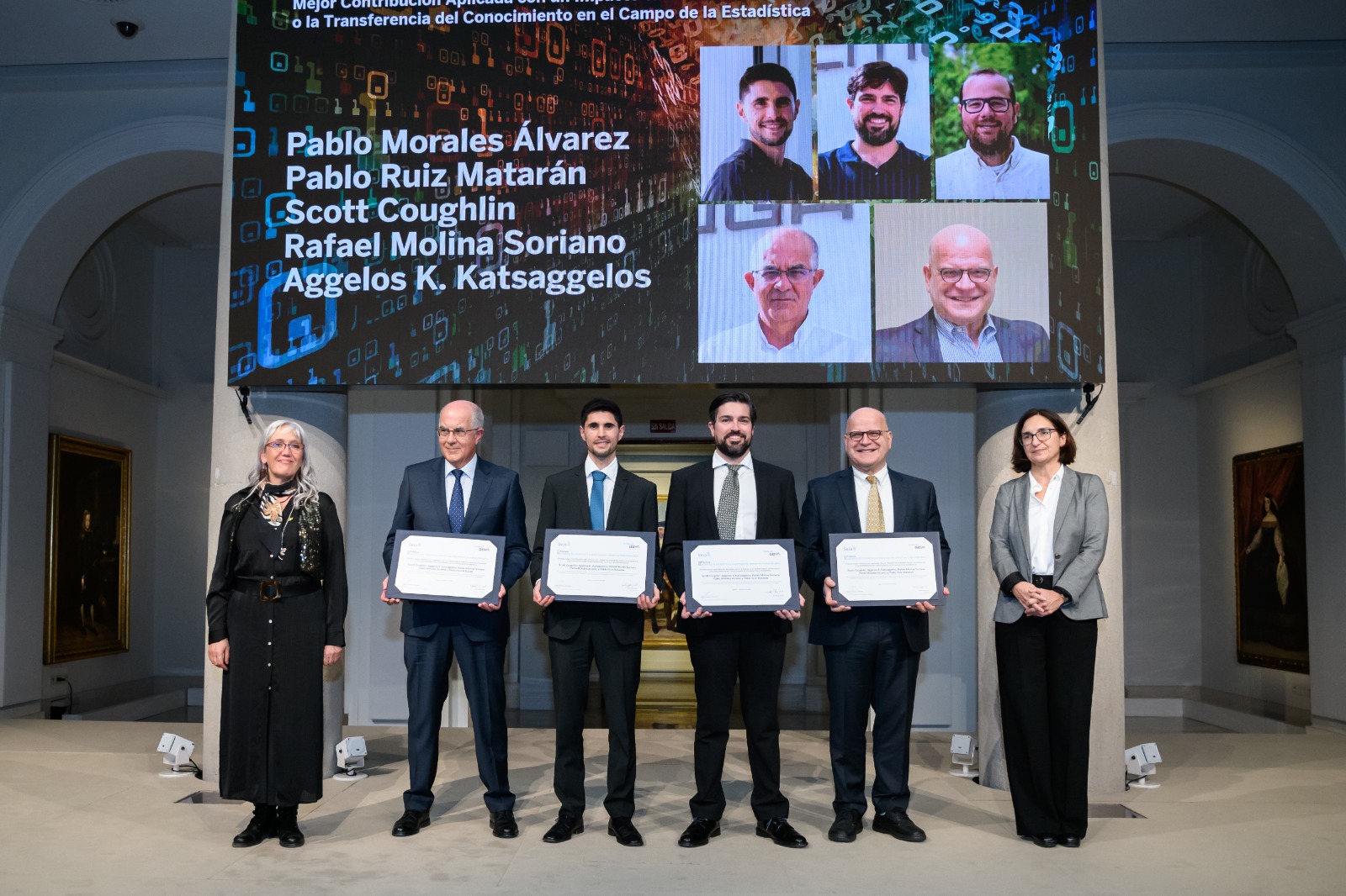 Pablo Morales-Álvarez y Rafael Molina reciben el Premio SEIO-Fundación BBVA