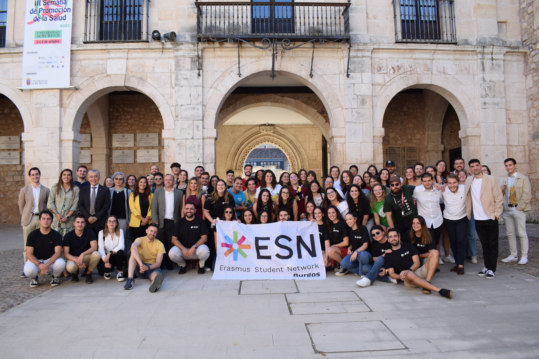 Representantes de ESN España en la pasada Asamblea Nacional en Burgos