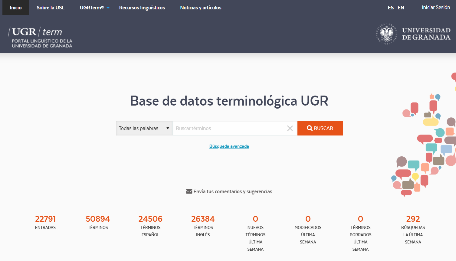 Interfaz de acceso en español a UGRTerm (https://ugrterm.ugr.es/)