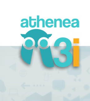 The Athenea3i logo, which features an owl