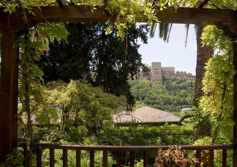 Vistas de La Alhambra desde el Carmen de La Victoria