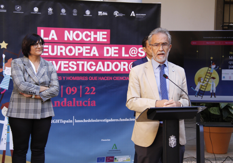 Intervención de Víctor Medina en la presentación de la La Noche Europea de los Investigadores