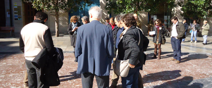 Plaza del Carmen, el sol invita a meditar