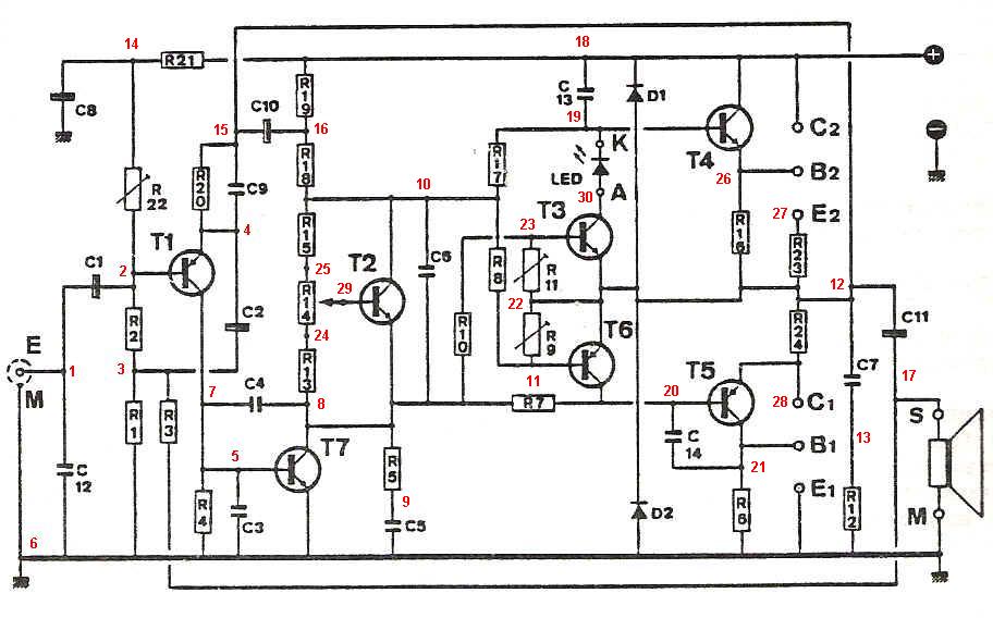 Circuito Amplificador 5.1