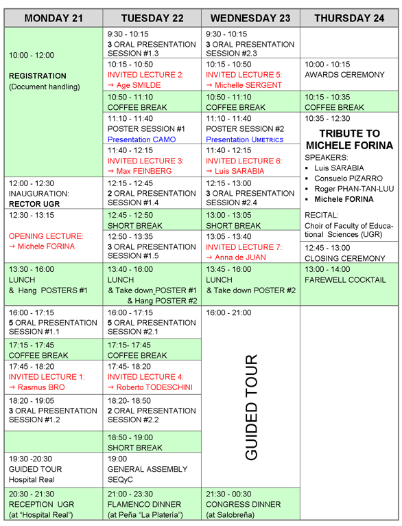 Timetable