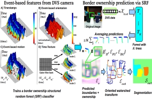 contour detection and characterization for asynchronous event sensors