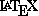 logotipo de LAteX