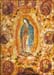 Anónimo. Virgen de Guadalupe con técnica de enconchados (México, XVIII)