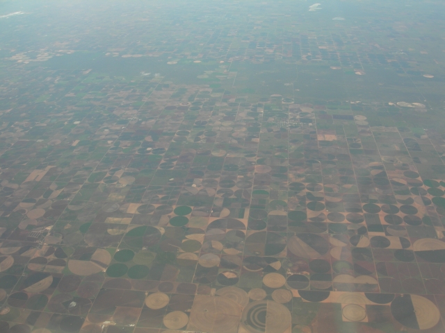 Vista de un bonito paisaje agr&iacute;cola.