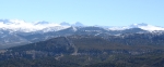 El domo alargado de Sierra Nevada visto desde el Norte (Béticas).
