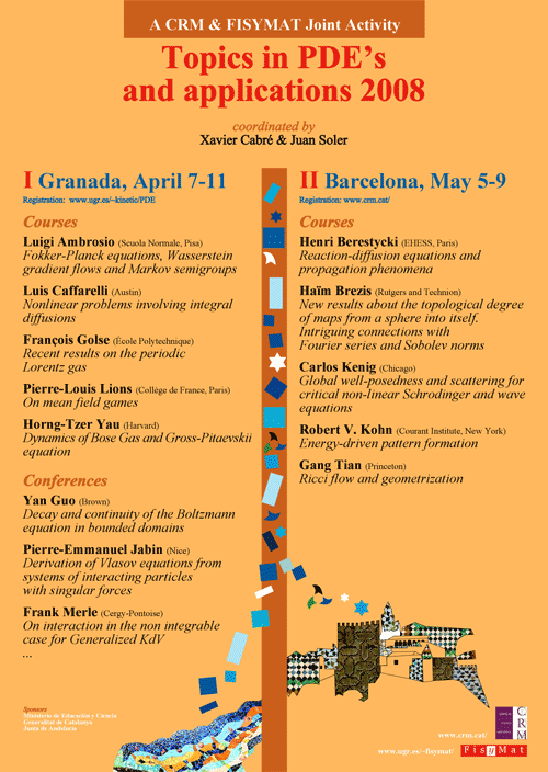 Topics in PDEs and Applications, 2008