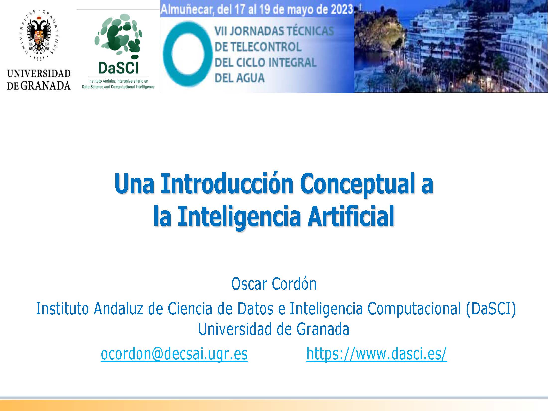 Una Introducción conceptual a la Inteligencia Artificial