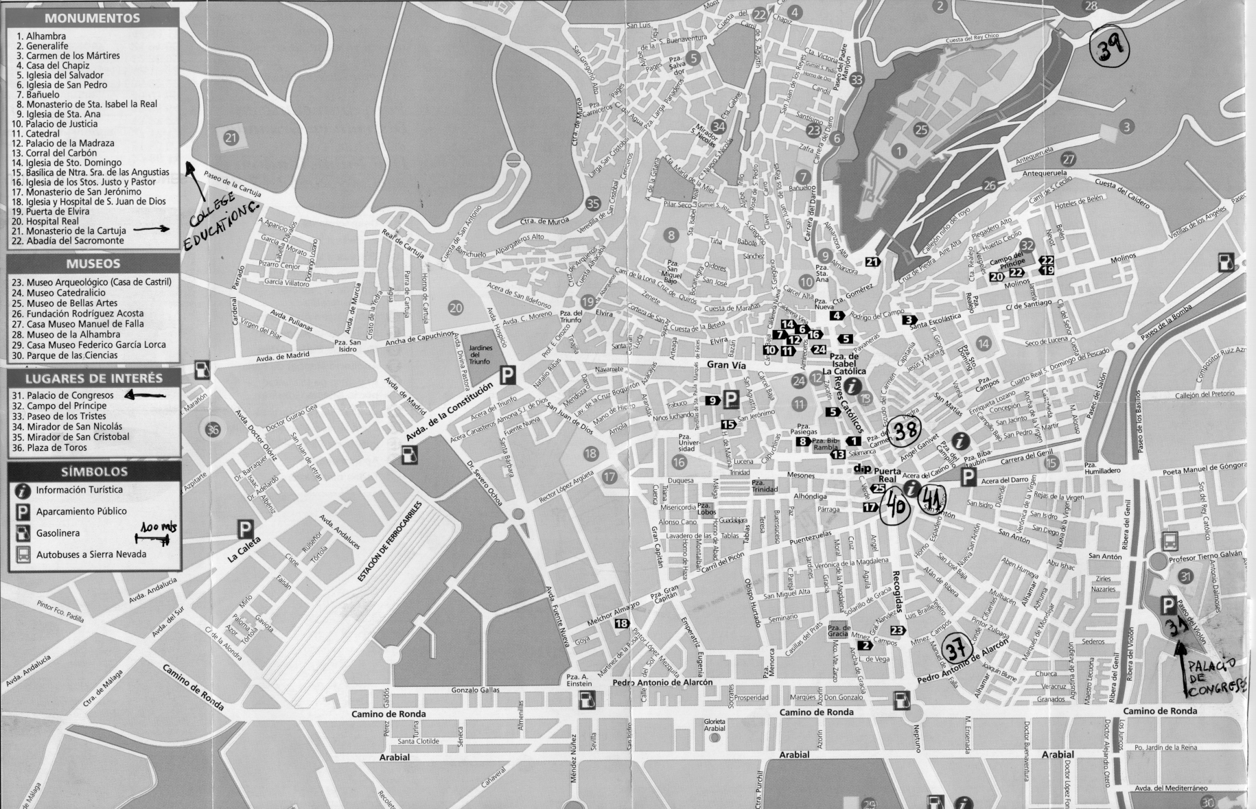 Mapa De Calles Y Avenidas De Cochabamba Bolivia