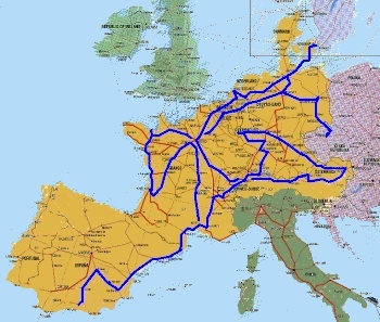Nuestro recorrido por Europa