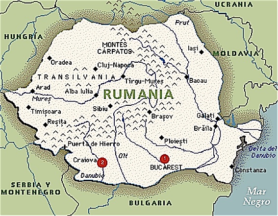 Las lenguas romanticas G23_08mapa-Rumania