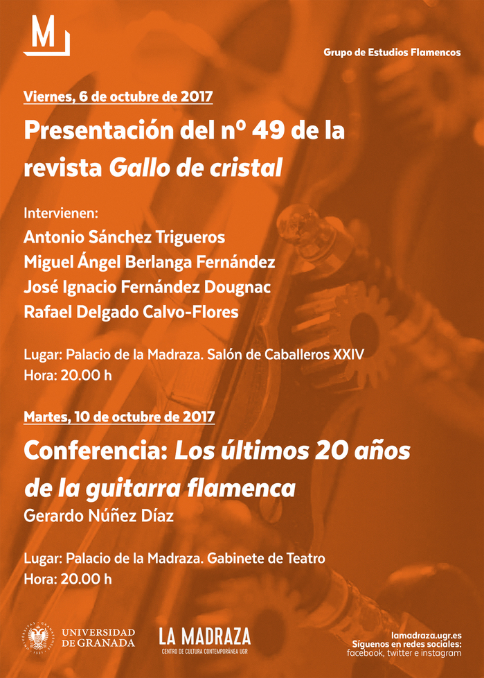 cartel presentación nuevo numero gallo de cristal