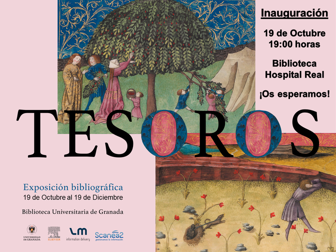 cartel de la exposición tesoros