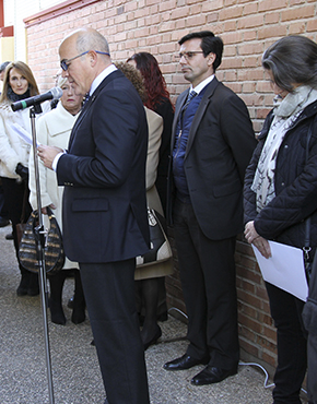 Asistentes al homenaje