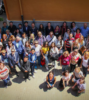 A group of Staff Training Week participants at the UGR