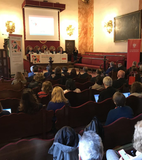 Conference attendees at the Faculty of Law