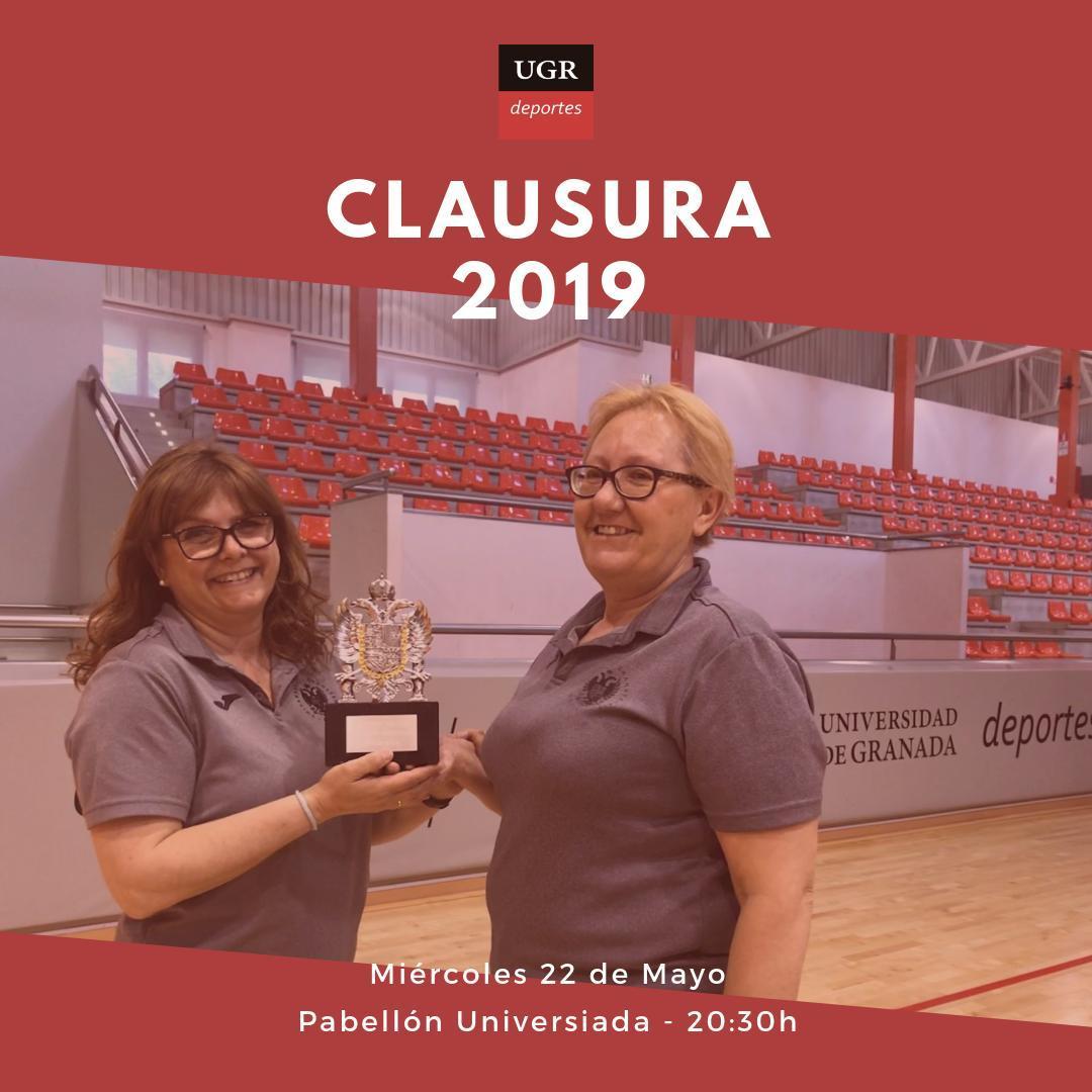 Acto de clausura y entrega de trofeos de las Competiciones Deportivas de la UGR