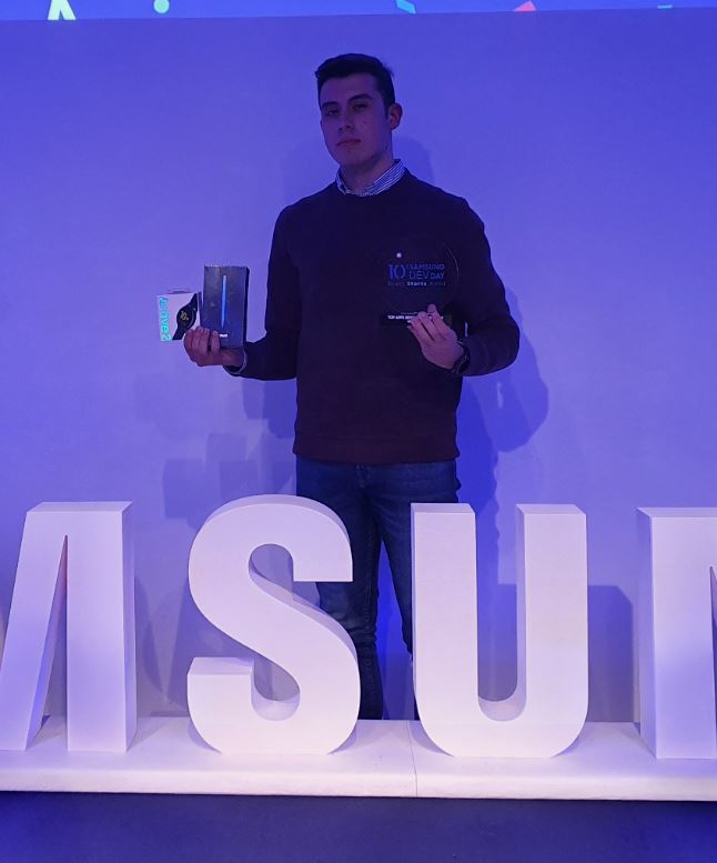 Un estudiante de la UGR gana el premio de la Comunidad de desarrolladores de Apps de Samsung
