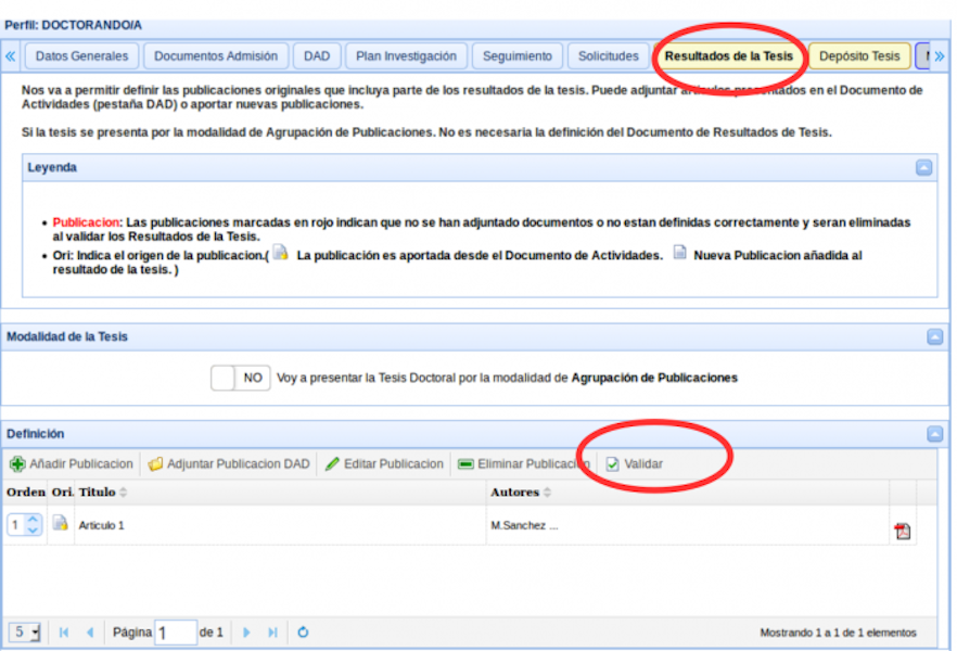 Nueva aplicación informática "Depósito de Tesis"