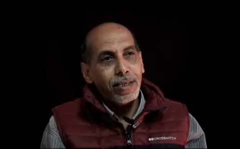 uno de los protagonistas del documental "Olvidados"