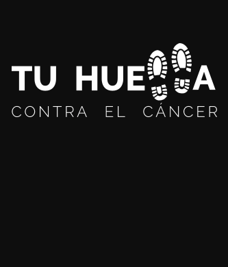logotipo de la carrera Tu huella contra el cáncer