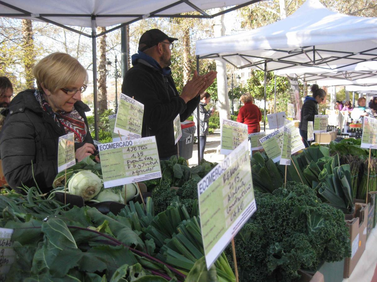 Puesto del Ecomercado de Granada
