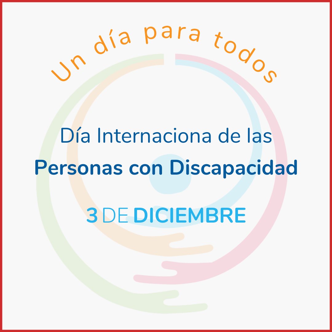 creatividad con motivo del Día Internacional Personas Discapacidad