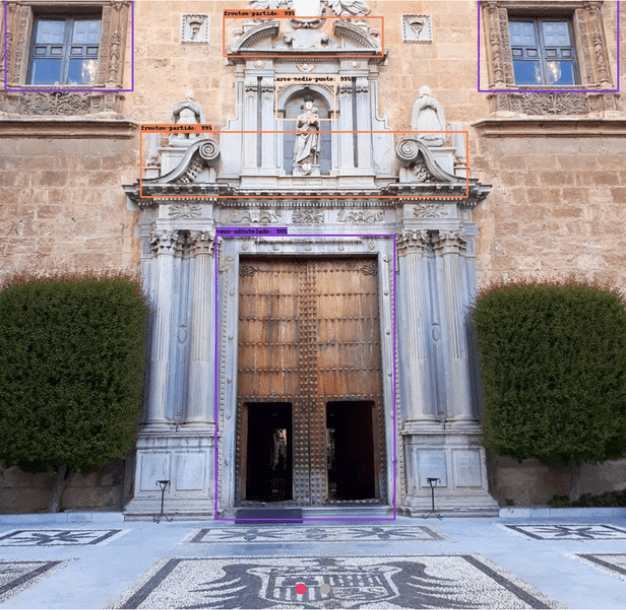 La Fachada de Hospital Real analizada por la APP