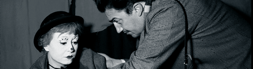 Federico Fellini y Giulietta Masina