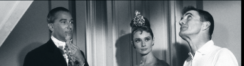 el director blake edwards con Audrey Hepburn