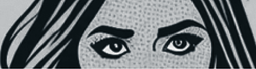 ojos de mujer dibujo