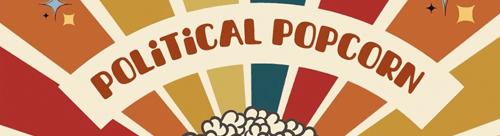 political popcorn logo