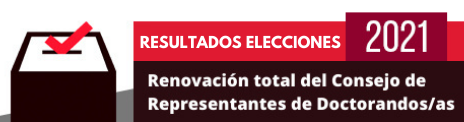 Resultados Elecciones Renovación total del Consejo de Representantes de Doctorandos/as