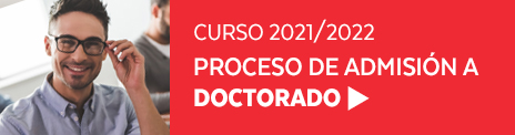 Banner Proceso de admisión a estudios de doctorado curso 2021/2022