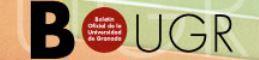 Logo del Boletín Oficial de la UGR