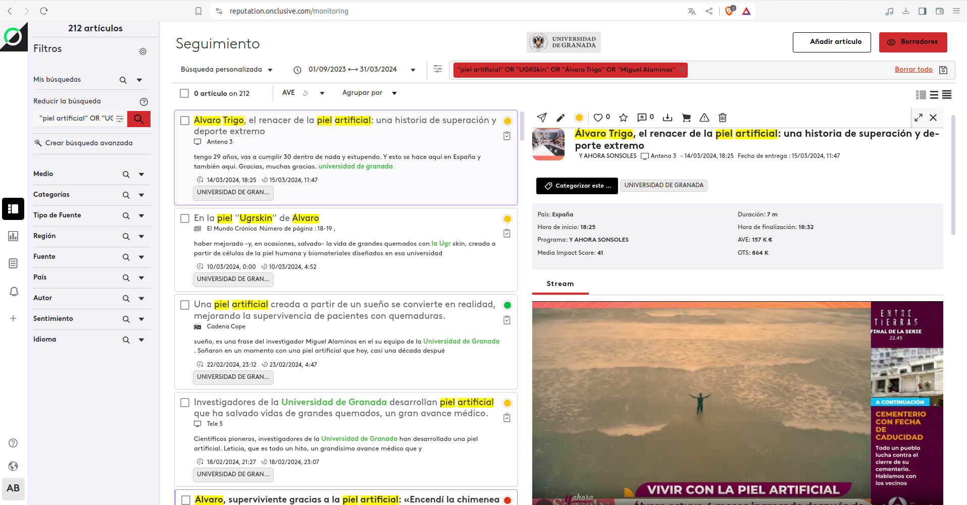 Herramienta de monitorización