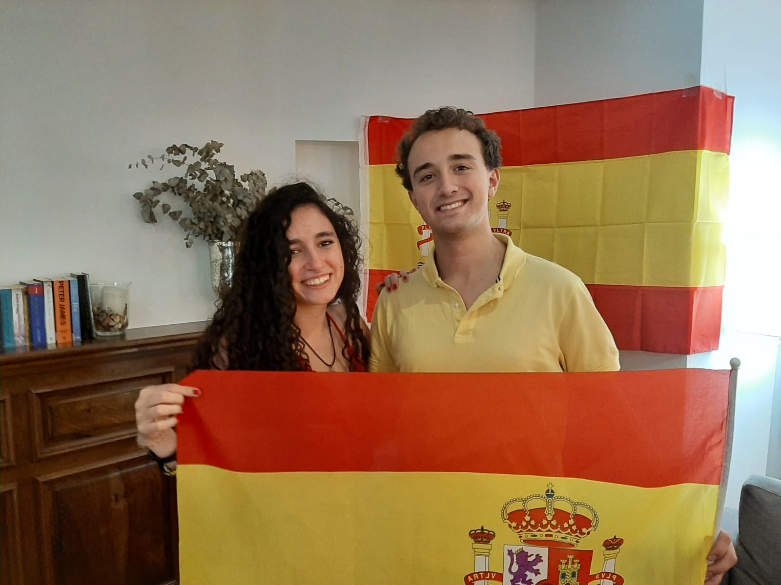 Carmen Rubio-Chávarri junto a su compañero de selección Miguel Ara Adanes