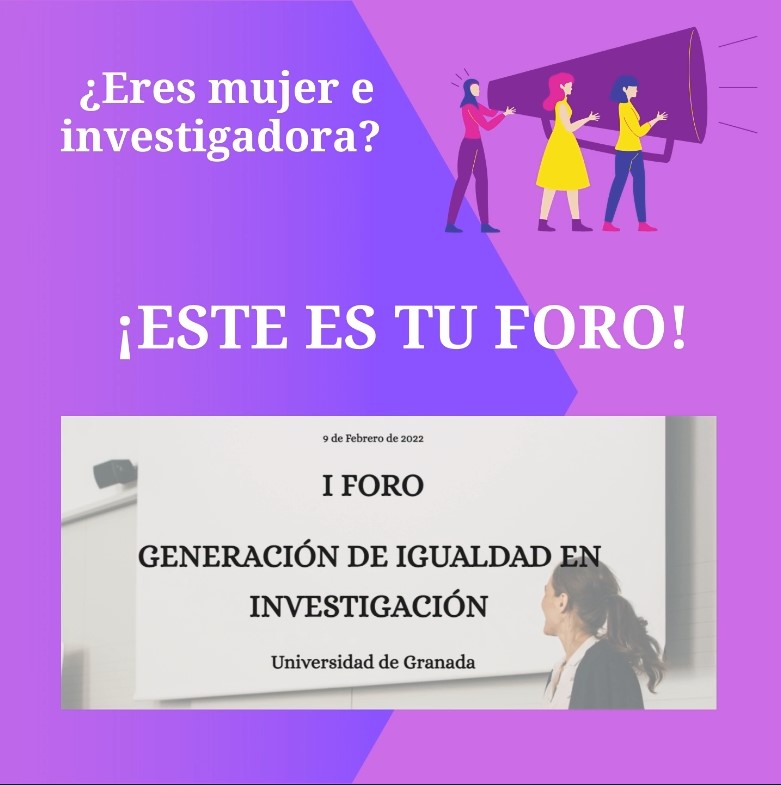 cartel del I Foro Investigacion Igualdad