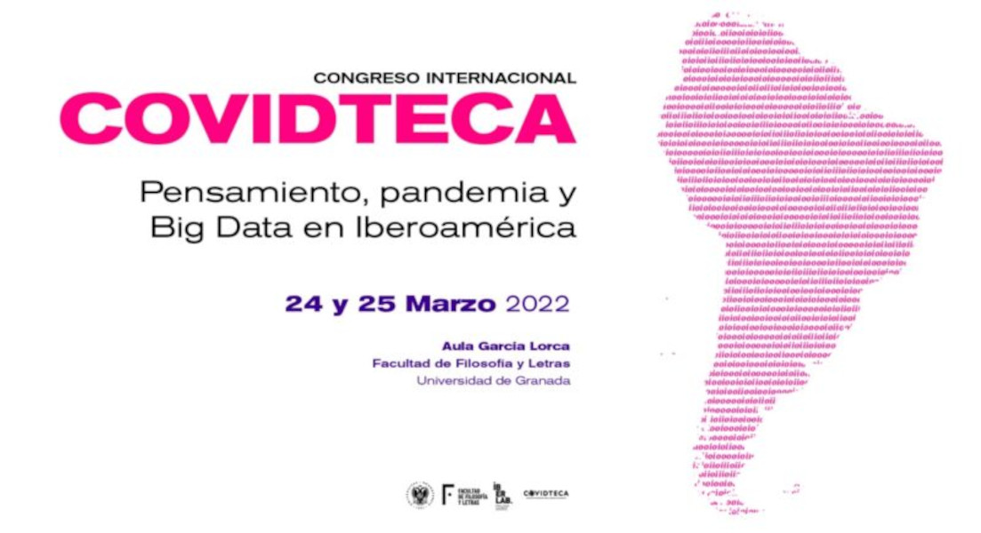 Creatividad del congreso covidteca. Mapa de sudamérica