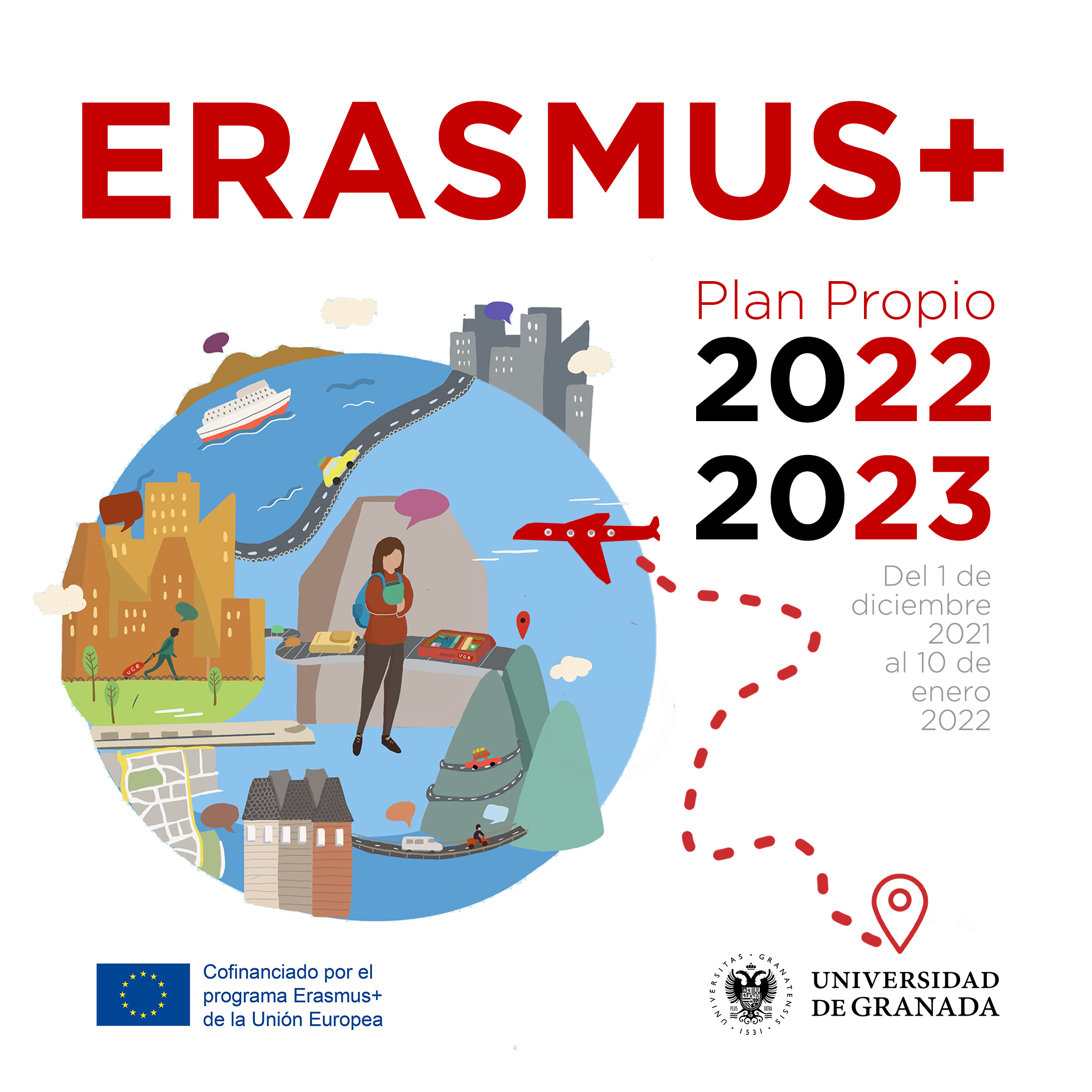 Creatividad Erasmus+ Convocatoria movilidad de Grado