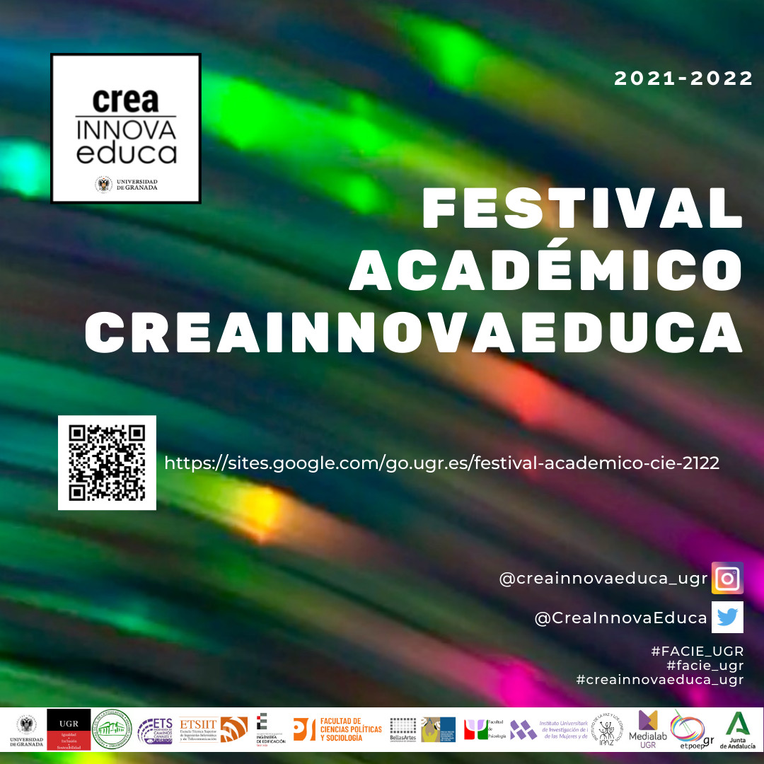 Creatividad Festival Académico CreaInnovaEduca en la UGR