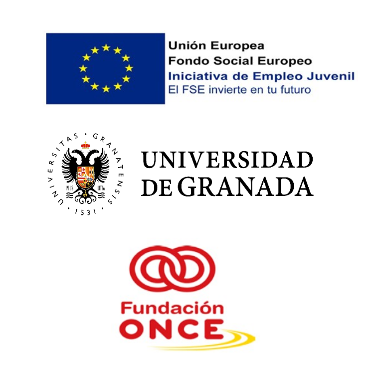 Logos de los organizadores del Diploma «Formación en Inclusión Social y Laboral de Jóvenes con Discapacidad Intelectual»