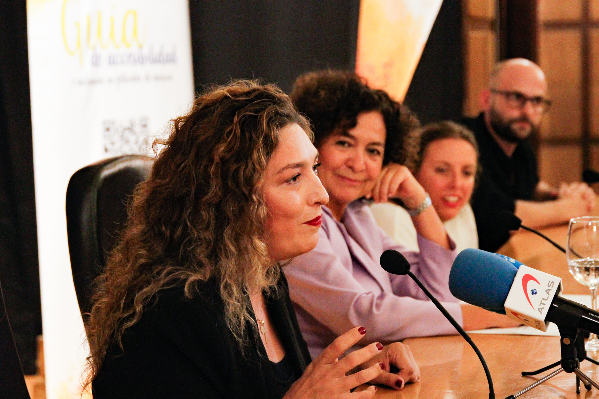 Estrella Morente durante la rueda de prensa de presentación del proyecto